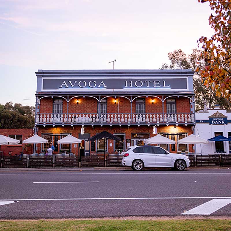 The Avoca Hotel Facade