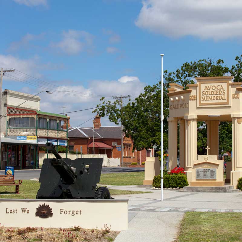 Avoca Soldiers Memorial and Cenotaph